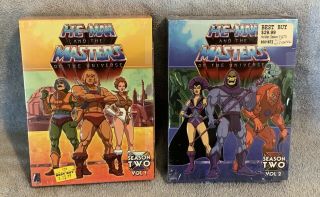 Vintage He - Man And The Masters Of The Universe Dvd Season 2 Vol1&2 1983 - 1984