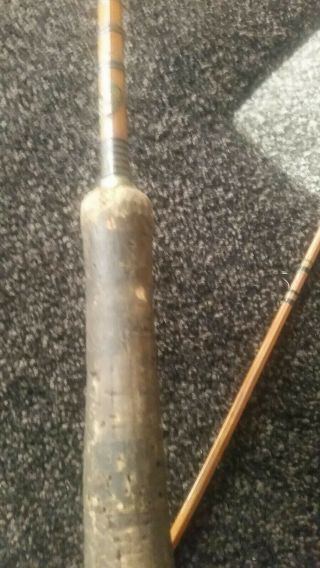 Vintage Montague Split Bamboo Fly rod.  8’ - 3 Piece.  Aluminum tube.  READ PLEASE 6