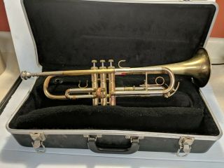 Amati Kraslice Atr 203 Vintage Brass Trumpet With Case Bach Mouthpiece