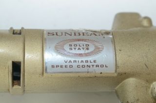 Vintage Sunbeam Clipmaster EW 610 Clipper Variable Speed Animal clippers 5