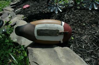 WOOD DUCK DECOY PAIR PRIZE WINNING CEDAR JERSEY 2