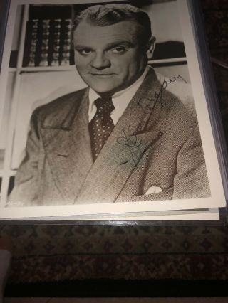 5 James Cagney Autograph Hand Signed 8x10 Photograph Vintage Actor