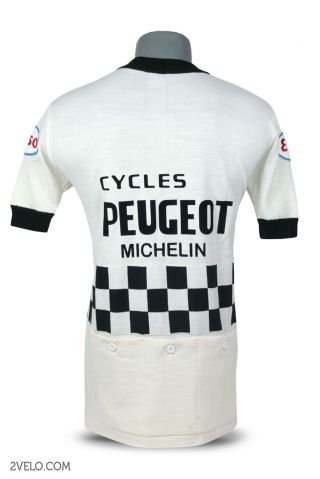 Peugeot Esso vintage wool jersey,  never worn XXL 2