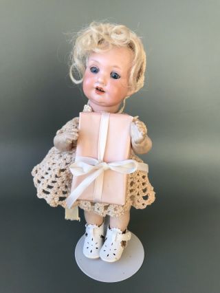 Antique German Armand Marseille Character Bisque Baby Doll 971 Drgm 267