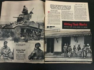 YANK WEEKLY WORLD WAR 2 MAY 7,  1943 ISSUE NORTH AFRICA ROMMEL 2