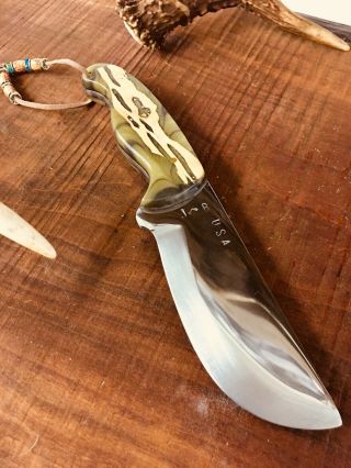 VINTAGE BOWIE KNIFE:HANDMADE BUSH CRAFT SKINNING KNIFE - Deep South 6