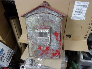 Vtg Antique Gamewell Fire House Alarm Telegraph Bell Call Box Internal Mechanism