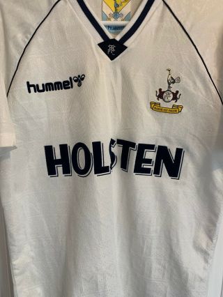 tottenham hotspur Spurs shirt Vintage HUMMEL size Medium 4