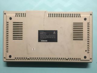 Atari 800 XL Vintage computer with dust cover and power supply 2