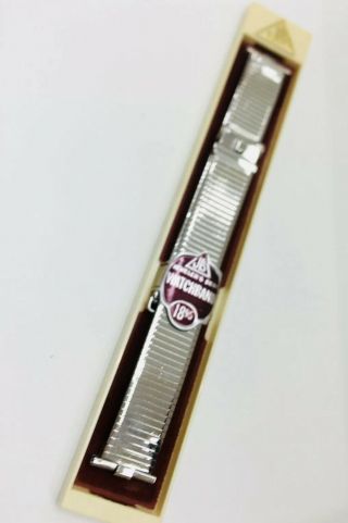 Vintage Jb Champion Nasa Moon 19 Mm 1960s Watch Band Strap Nos (10626m)