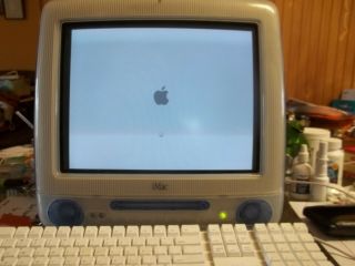 Apple iMac G3 BlueBerry M5521 2000 Vintage All - In - One Computer 2