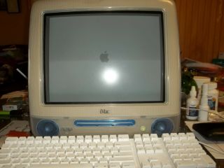 Apple iMac G3 BlueBerry M5521 2000 Vintage All - In - One Computer 3