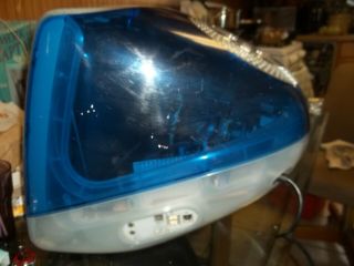 Apple iMac G3 BlueBerry M5521 2000 Vintage All - In - One Computer 4