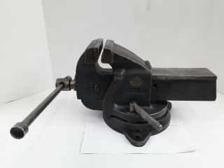 Record Vise No.  5 Vintage Large Bench Vise Collectible Made In England