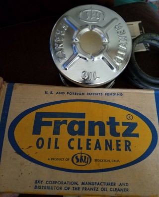Vintage Frantz Oil Filter Bypass Cleaner Toilet Paper Replacement Cartridge 15s 2
