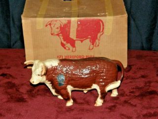 Vintage Breyer Hereford Bull 71 -