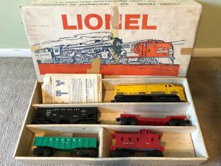 Lionel Vintage Train Set 11440 Rio Grande Diesel Freight Post War 1964 O Scale