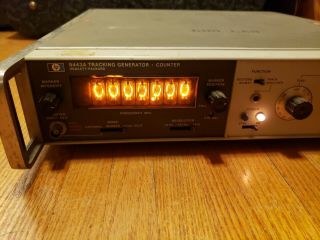 Vintage HP Hewlett Packard 8443A Tracking Generator - Counter 2