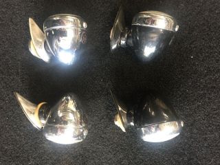 Four Small Nos Lucas Sidelights For Vintage English Car.  Good For Indicators