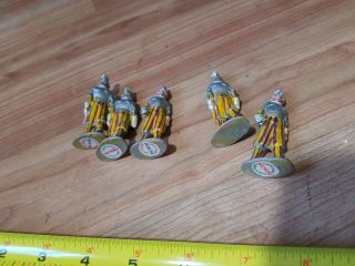 5 - Vtg.  METAL Toy Medival Knights SOLDIER by Frenchal France Spanish Quiralu 4