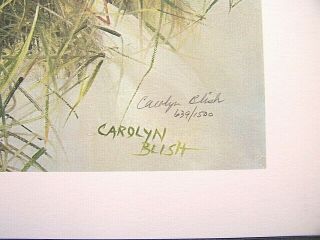 Carolyn Blish Limited Edition Signed Print 