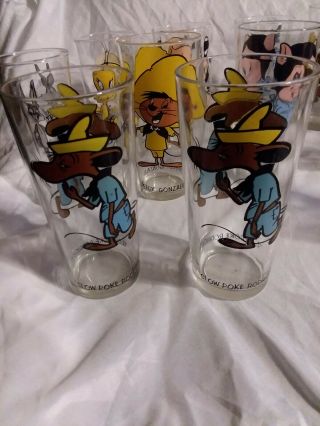 Vintage 1973 Pepsi Glasses.  3 Of These Are 1976 And One I Dont Know.