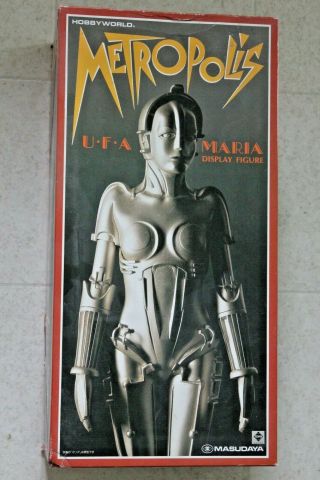 17 " Ufa Maria Android From Metropolis Display Figure Model Kit By Masudaya Rare