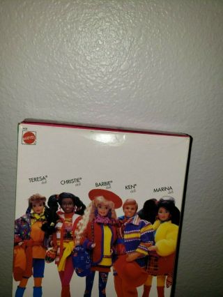 1990 United Colors of Benetton Teresa Doll,  Mattel 9408,  Barbie,  Foreign 6