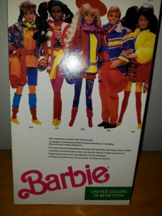 1990 United Colors of Benetton Teresa Doll,  Mattel 9408,  Barbie,  Foreign 7
