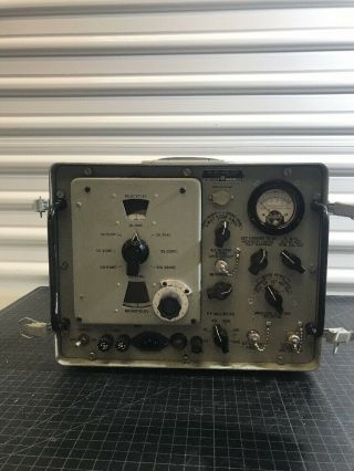 Vintage U.  S Navy Signal Generator Set An/urm - 25d Sg - 85/urm - 25d Cond.