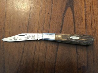 Vintage Case Xx 5143 Ssp 1 Dot 1979 Grand Daddy Stag Barlow Knife