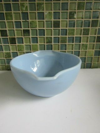 Vtg Pyrex Blue Delphite Cinderella Mixing Bowl 1 1/2 Pint 5