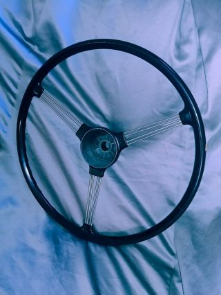 Mg Vintage Steering Wheel Td Use In Custom Volkswagon Or Street/rat Rod As Well