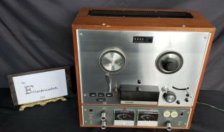 Vintage Teac Reel To Reel Automatic Reverse A - 4000 Tape Machine Recorder Player