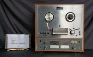 Vintage TEAC Reel To Reel Automatic Reverse A - 4000 Tape Machine Recorder Player 2