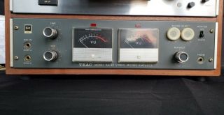 Vintage TEAC Reel To Reel Automatic Reverse A - 4000 Tape Machine Recorder Player 4