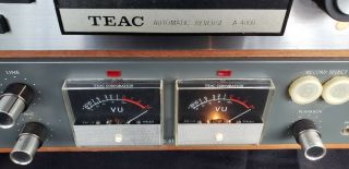 Vintage TEAC Reel To Reel Automatic Reverse A - 4000 Tape Machine Recorder Player 5