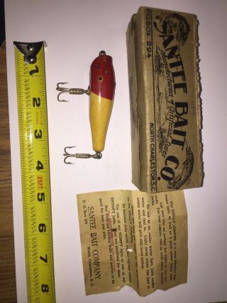 Santee Bail Co Lure Rarest Of All Snoopy Correct Box Read