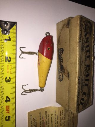 Santee Bail Co Lure rarest Of All Snoopy Correct Box READ 2