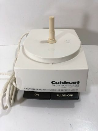 Vintage Cuisinart Dlc - 7 Pro Food Processor Base Only