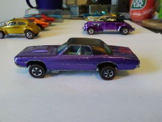 Redline Hot Wheels Custom T Bird,  Purple,  White Interior,  Hong Kong,  Extremely Rare