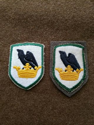 Wwii Us Army Washington State National Guard Patch Variation Set