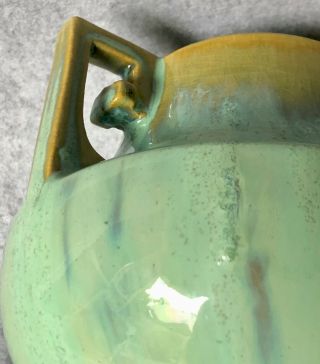 Vintage Fulper Pottery No.  452 Two Handle Jar 6 