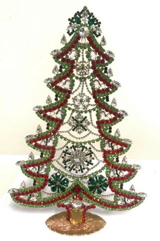Rhinestone Christmas - Tree - Stand Up Size Xxl Husar.  D - 522