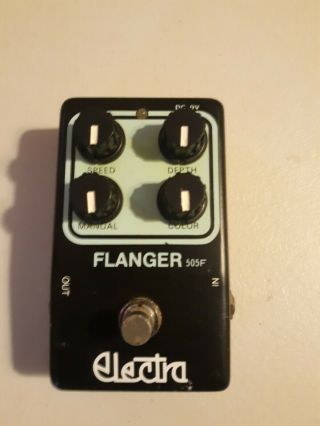 Vintage 1970s Electra 505f Flanger Guitar Effects Pedal Made In Japan.