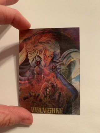 Ultra Rare 1995 Marvel Masterpieces X Men Mirage Card 2 Of 2 2/2 2