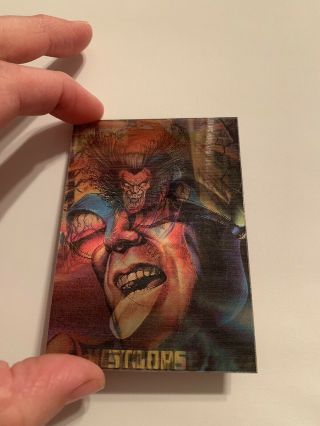 Ultra Rare 1995 Marvel Masterpieces X Men Mirage Card 2 Of 2 2/2 3