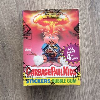 Vintage 1986 Garbage Pail Kids 4th Series 48 Packs Bbce Box 4 Gpk