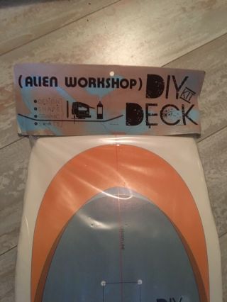 vintage Alien Workshop DIY Skateboard Deck 2