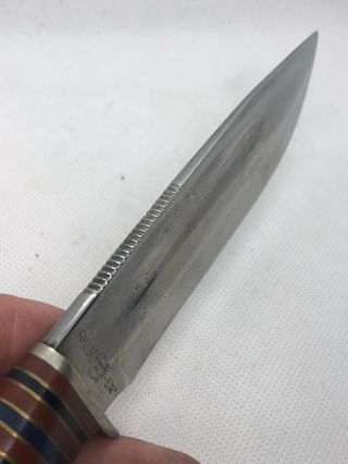 Vintage Remington UMC RH35 51/4” Knife In Sheath 7